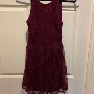 Hollis yet Red lace dress
